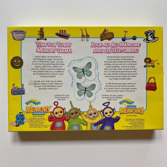 Teletubbies Memory Game 1998 Milton Bradley Hasbro COMPLETE - Picture 7 of 7